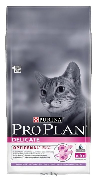 Фотографии Purina Pro Plan Delicate feline rich in Turkey dry (10 кг)