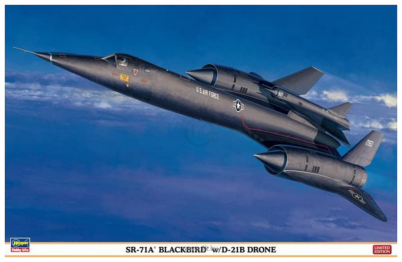 Фотографии Hasegawa Сверхзвуковой разведчик SR-71A Blackbird W/D21B Drone