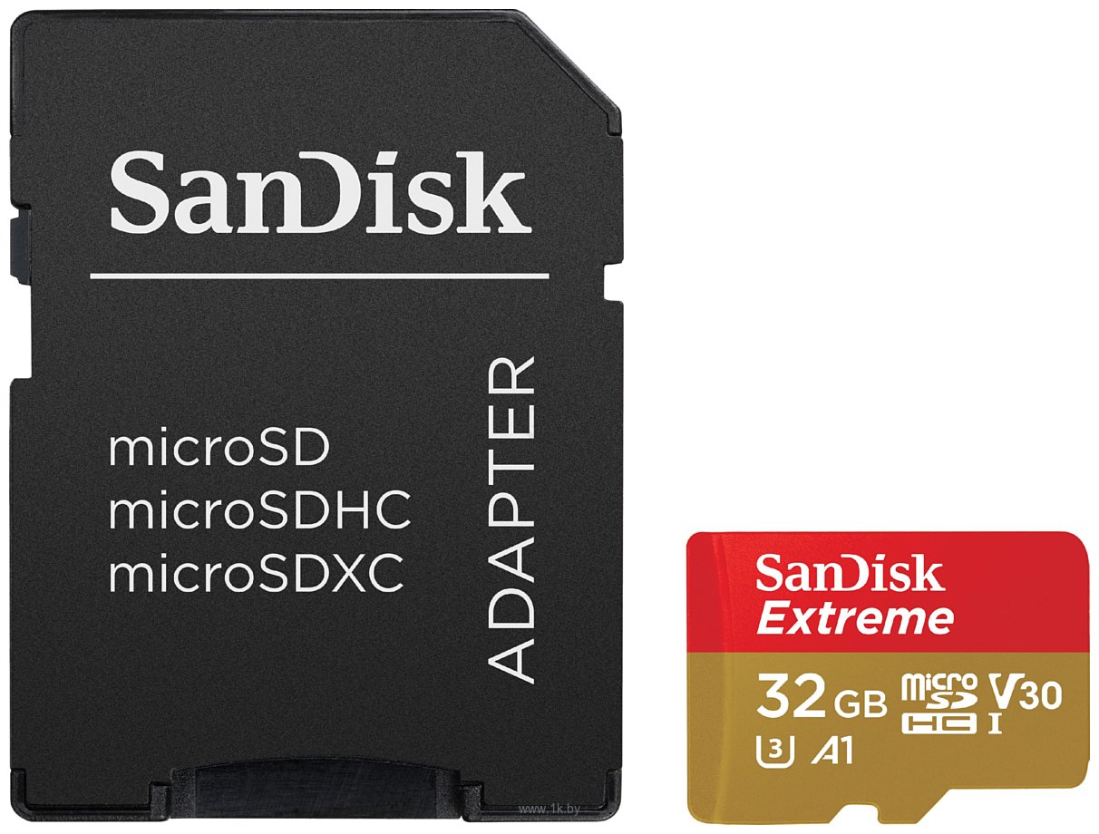 Фотографии Sandisk Extreme microSDHC Class 10 UHS Class 3 100MB/s 32GB