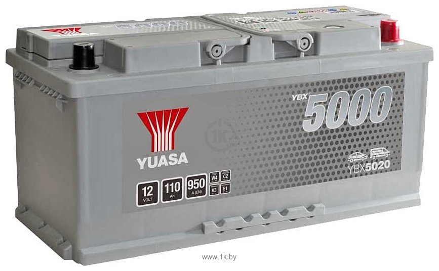 Фотографии Yuasa YBX5000 YBX5020 (110Ah)