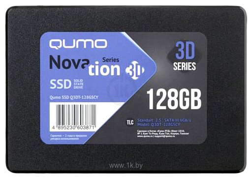 Фотографии QUMO Novation 3D TLC 128GB Q3DT-128GSCY