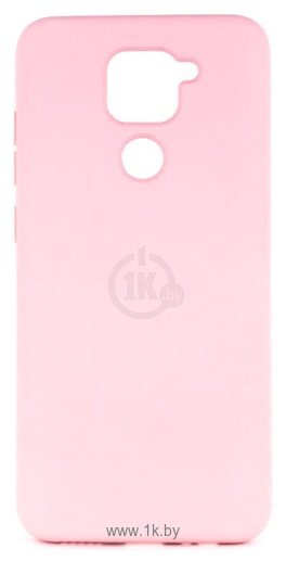 Фотографии Case Liquid для Redmi Note 9 (розовый)