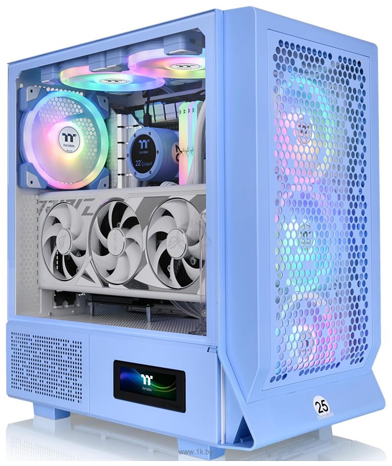 Фотографии Thermaltake Ceres 330 TG ARGB Hydrangea Blue CA-1Y2-00MFWN-00