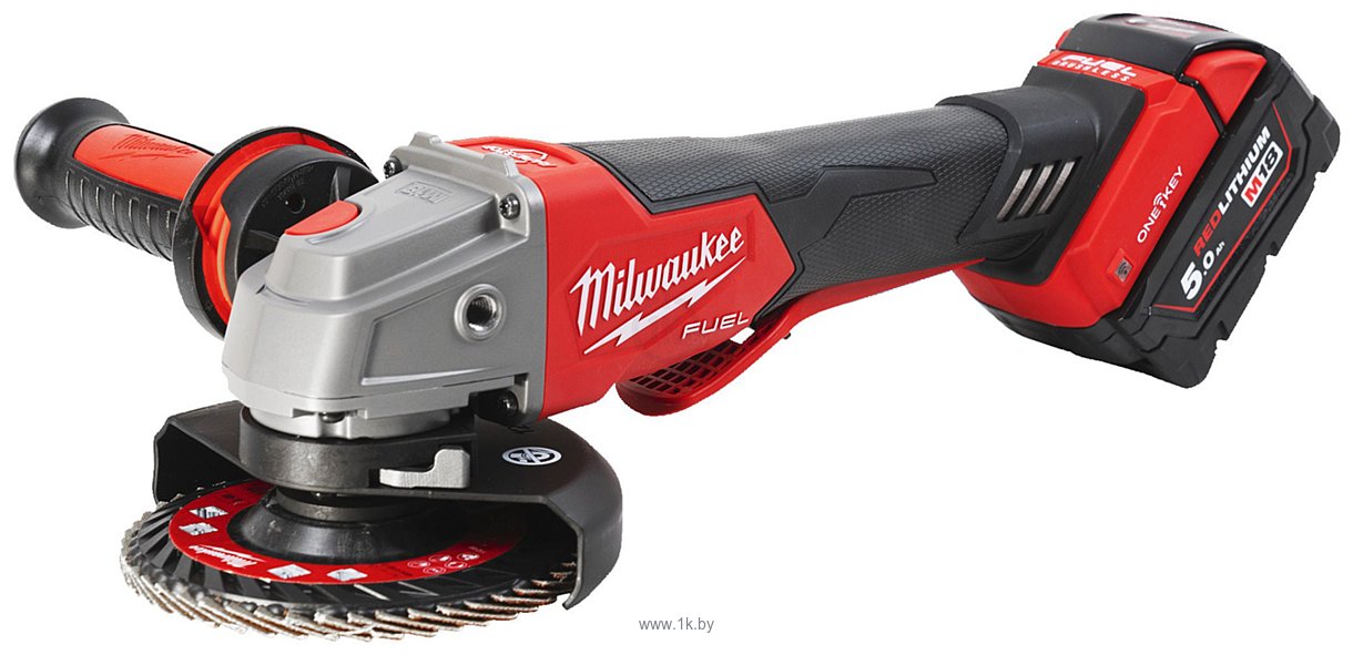 Фотографии Milwaukee M18 ONEFSAG 125XPDB-502X Fuel 4933478435 (с 2-мя АКБ)