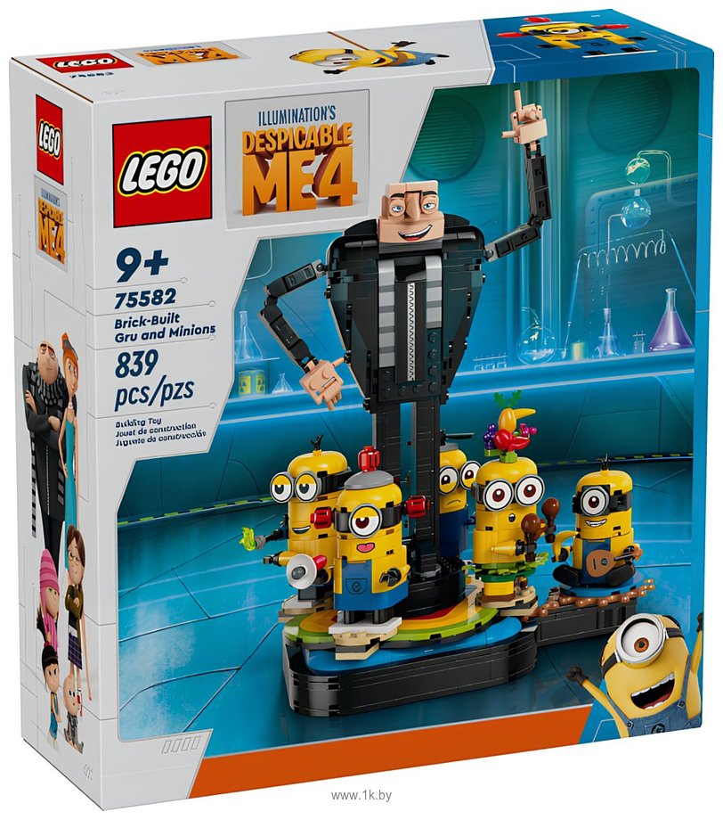 Фотографии LEGO Despicable Me 4 75582 Грю и миньоны