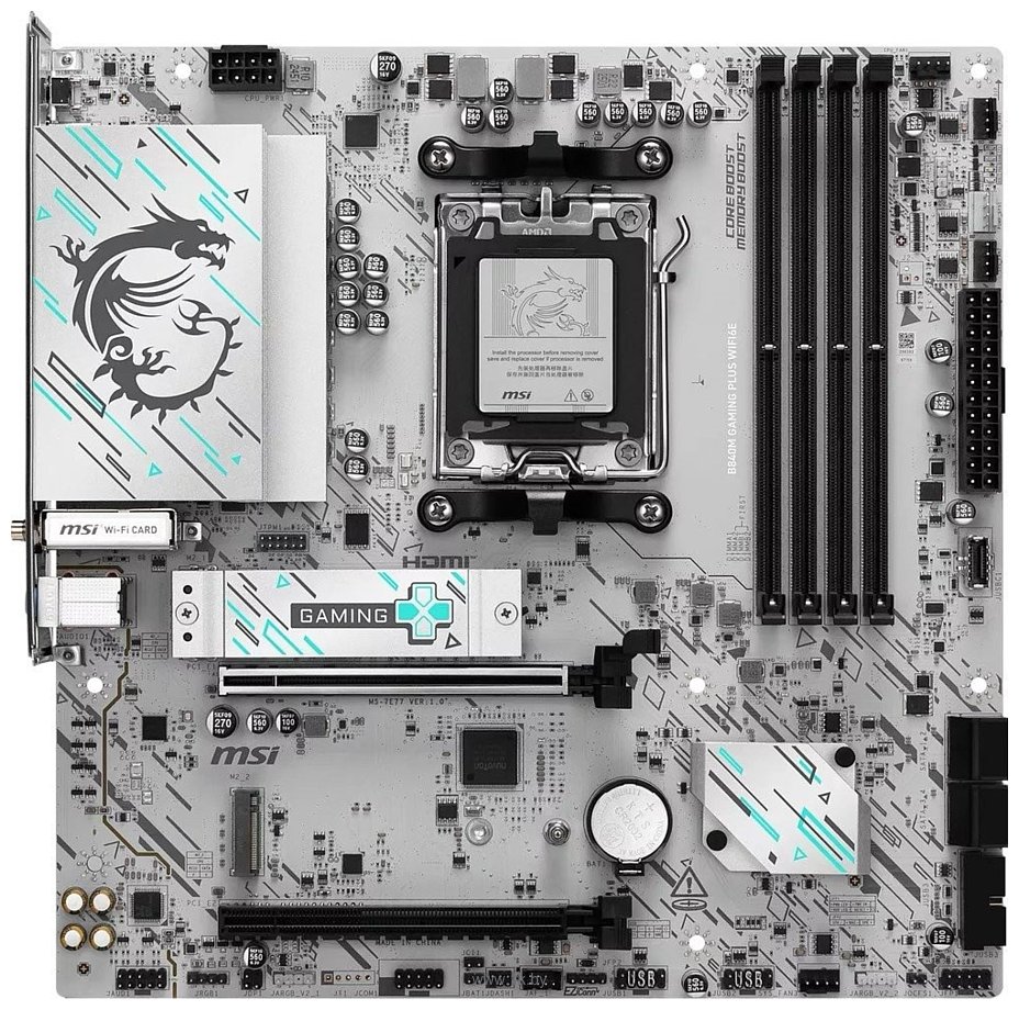 Фотографии MSI B840M Gaming Plus WiFi6E Фотографии MSI B840M Gaming Plus WiFi6E