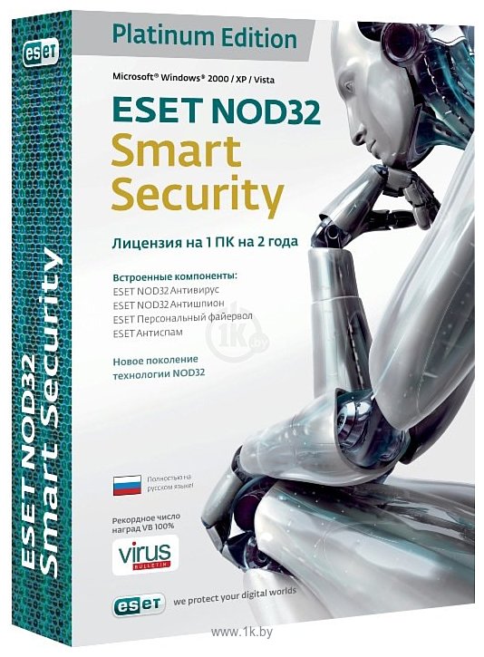 Фотографии NOD32 Smart Security Platinum Edition (1 ПК, 2 года)