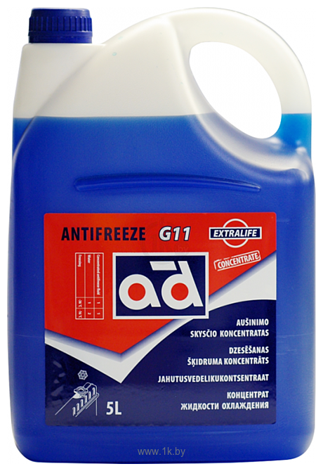 Фотографии AD Antifreeze -35°C G11 Blue Concentrate 5л