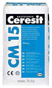 Фотографии Ceresit CM 15. Эластичная клеящая смесь для мрамора и мозаики