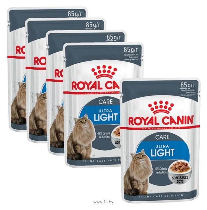 Фотографии Royal Canin (0.085 кг) 5 шт. Ultra Light (в соусе)