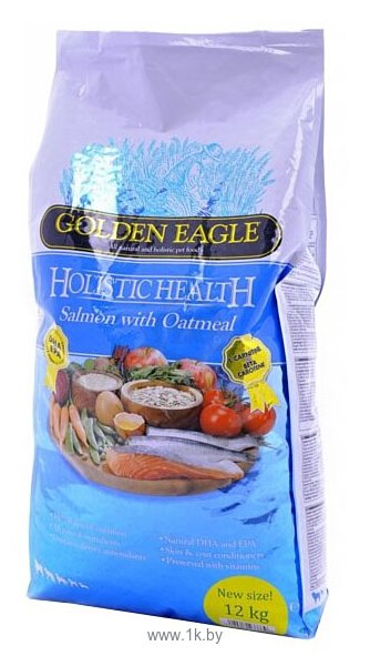 Фотографии Golden Eagle (12 кг) Holistic Health Salmon with Oatmeal Formula 22/12