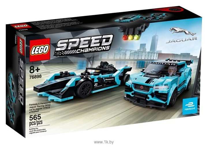 Фотографии LEGO Speed Champions 76898 Formula E Panasonic Jaguar Racing GEN2 car & Jaguar I-PACE eTROPHY