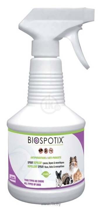 Фотографии Biospotix спрей от блох и клещей Dog spray для собак