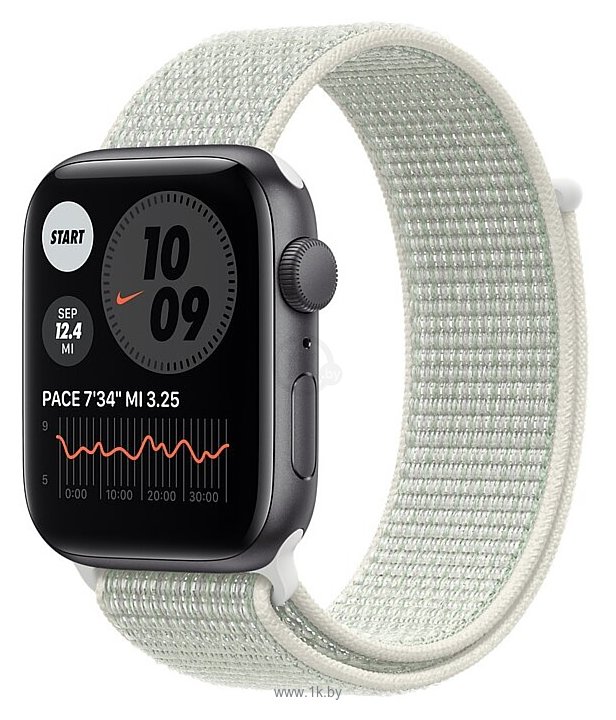 Фотографии Apple Watch SE GPS 44mm Aluminum Case with Nike Sport Loop