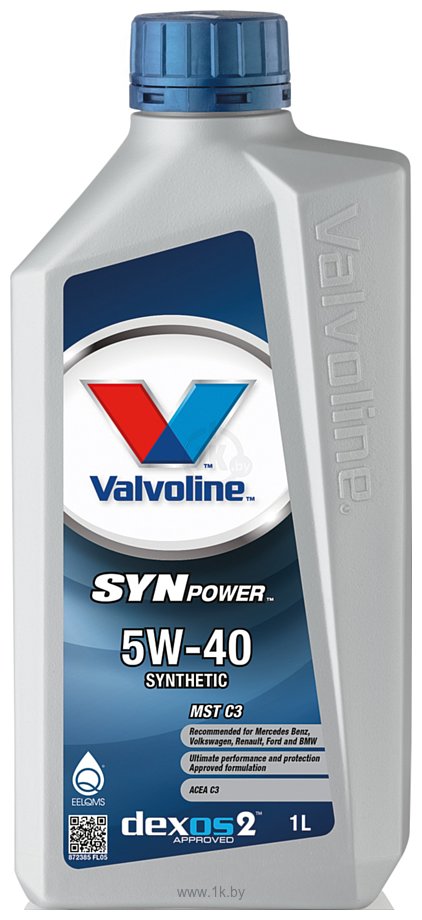 Фотографии Valvoline Synpower MST C3 5W-40 1л