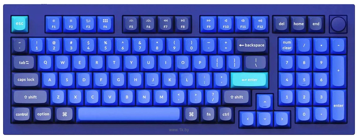 Фотографии Keychron Q5 RGB Q5-O2-RU Gateron G Pro Blue