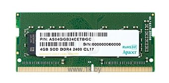 Фотографии Apacer DDR4 2400 SO-DIMM 4Gb