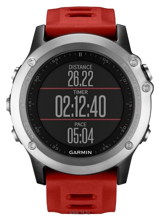 Фотографии Garmin Fenix 3 silver (red) HRM