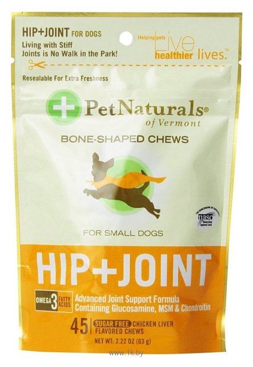 Фотографии Pet Naturals of Vermont Hip+ Joint для маленьких собак со вкусом куриной печени