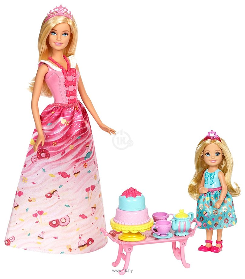 Фотографии Barbie Dreamtopia Sweetville Kingdom Princess Tea Party FDJ19