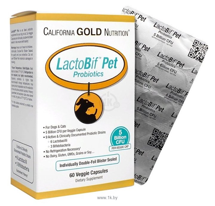 Фотографии California Gold Nutrition LactoBif Pet Probiotics