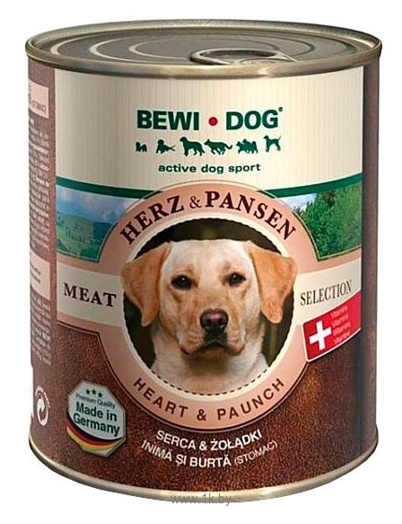 Фотографии Bewi Dog Meat Selection с сердцем и рубцом (0.8 кг) 1 шт.