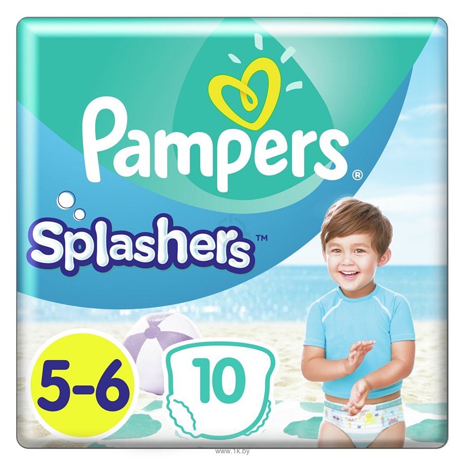 Фотографии Pampers Splashers 5-6 (14+ кг) 10 шт