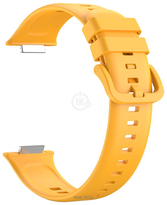 Фотографии Rumi силиконовый для Huawei Watch FIt 2 (льняной желтый)