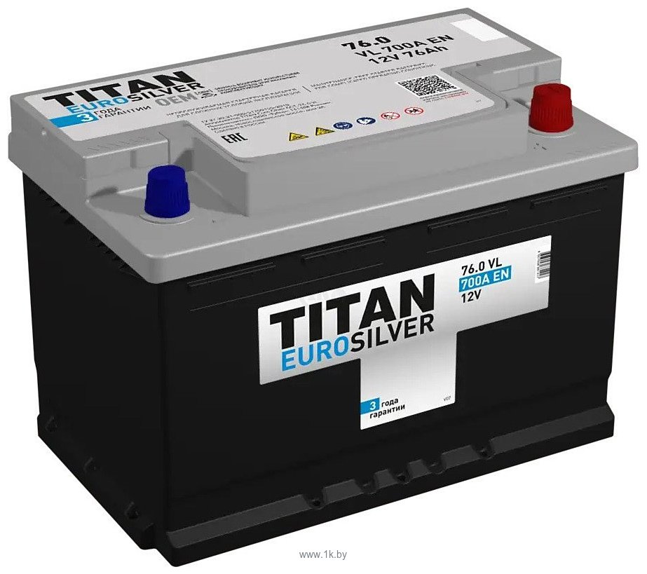 Фотографии Titan EuroSilver R+ (76Ah)