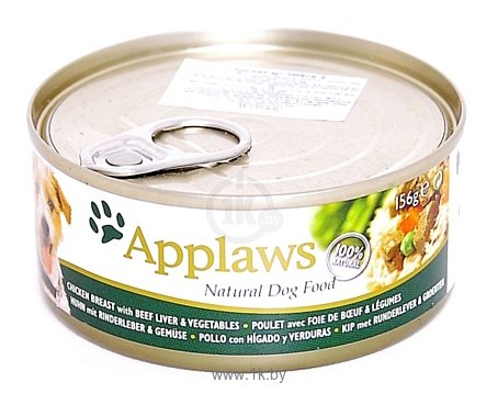 Фотографии Applaws Dog Chicken Breast with Beef Liver & Vegetables canned (0.156 кг) 16 шт.