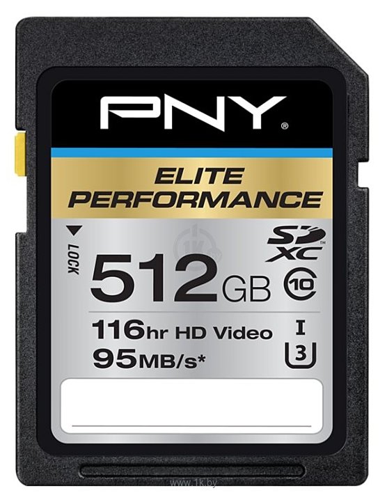 Фотографии PNY Elite Performance SDXC class 10 UHS-I U3 512GB