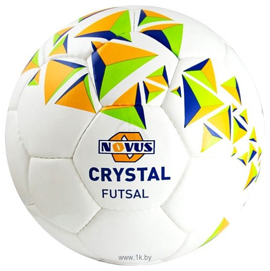 Фотографии Novus Crystal Futsal (4 размер, белый/зеленый/оранжевый)