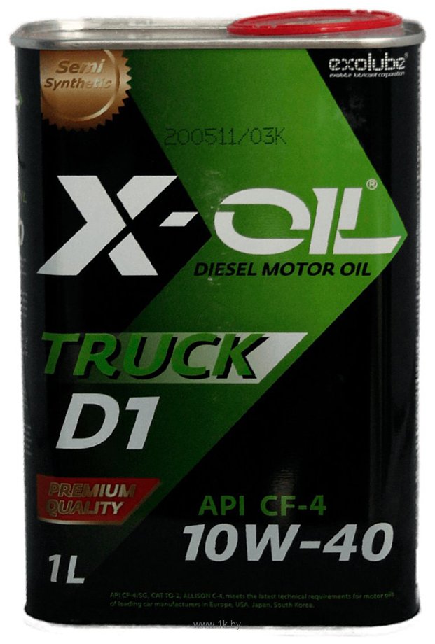 Фотографии X-Oil Truck D1 10W-40 CF-4 1л