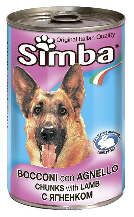 Фотографии Simba Консервы Кусочки для собак Ягненок (0.415 кг) 24 шт.
