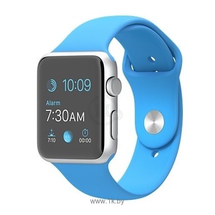 Фотографии Apple Watch Sport 42mm Silver with Blue Sport Band (MJ3Q2)