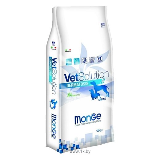 Фотографии Monge (12 кг) VetSolution Dermatosis для собак