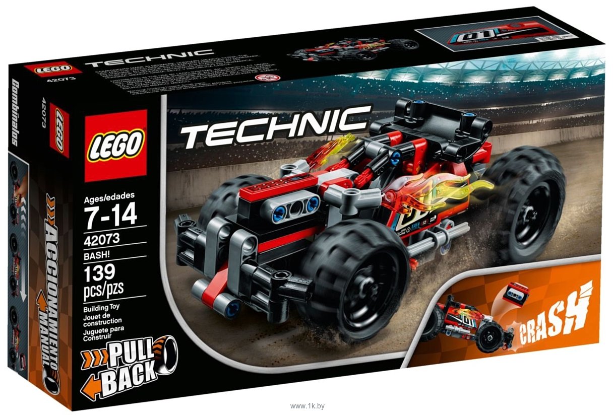 Фотографии LEGO Technic 42073 Красный гоночный автомобиль