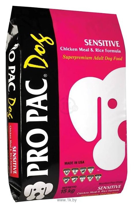 Фотографии Pro Pac Sensitive Chicken Meal & Rice Formula (15 кг)