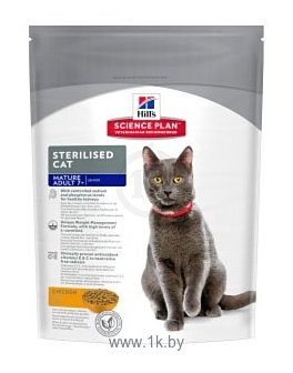 Фотографии Hill's Science Plan Feline Mature Adult 7+ Sterilised Chicken (0.3 кг)