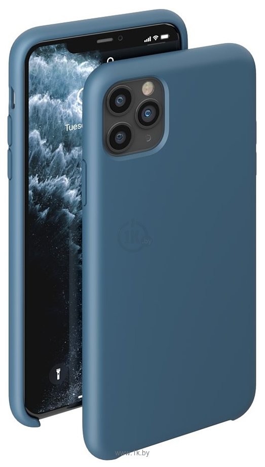 Фотографии Deppa Liquid Silicone Case для Apple iPhone 11 Pro Max (синий)