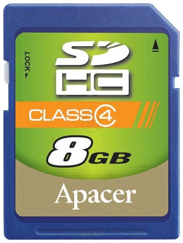 Фотографии Apacer SDHC Class 4 AP8GSDHC4-R 8GB