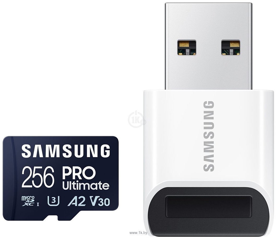 Фотографии Samsung PRO Ultimate microSDXC 256GB (с кардридером)