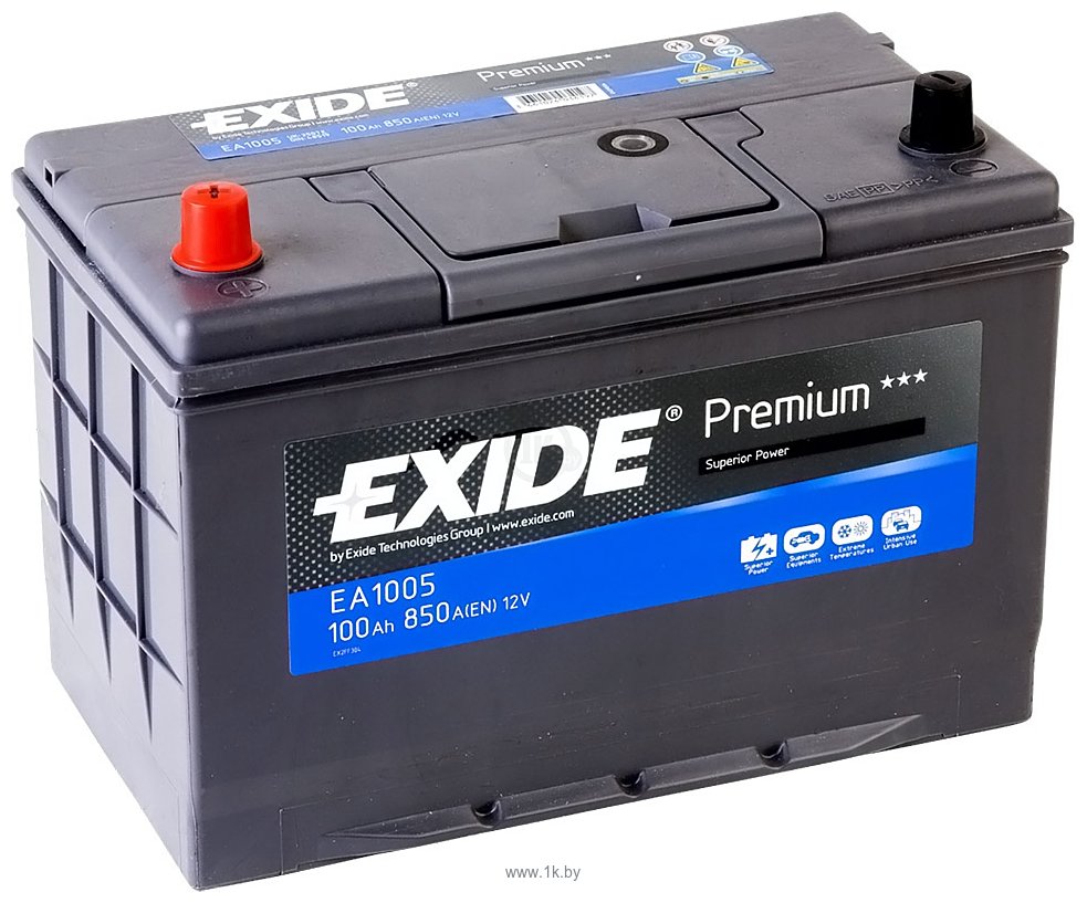 Фотографии Exide Premium EA1005 (100Ah)