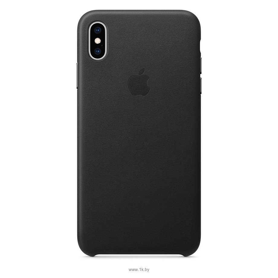 Фотографии Apple Leather Case для iPhone XS Max Black