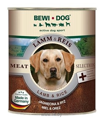 Фотографии Bewi Dog Meat Selection с ягненком и рисом (0.8 кг) 1 шт.