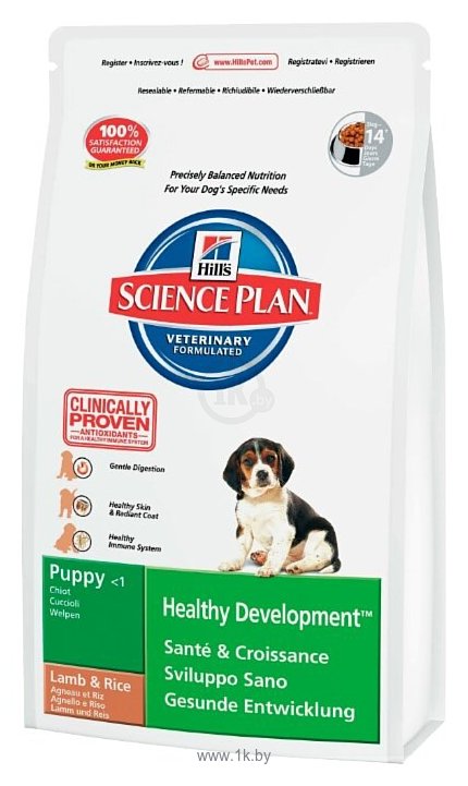 Фотографии Hill's (18 кг) Science Plan Puppy Healthy Development Medium Lamb & Rice