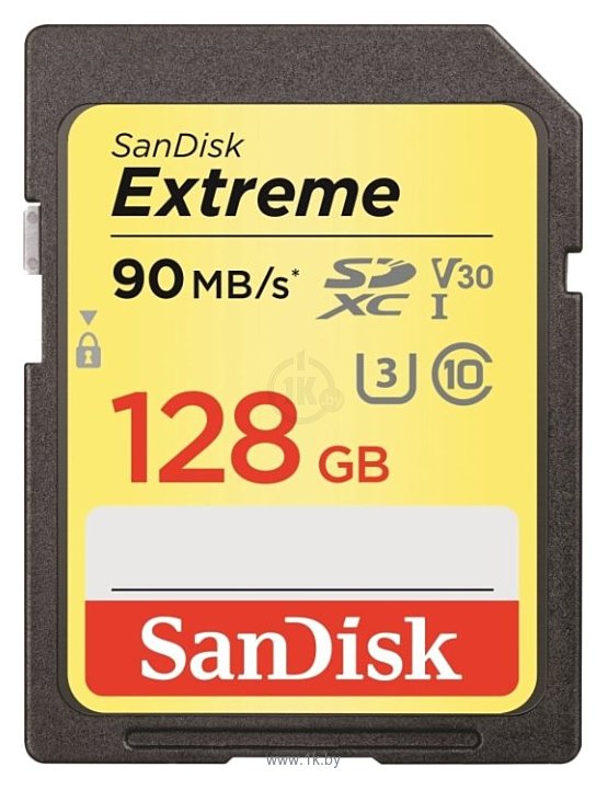 Фотографии SanDisk Extreme SDXC UHS Class 3 V30 90MB/s 128GB
