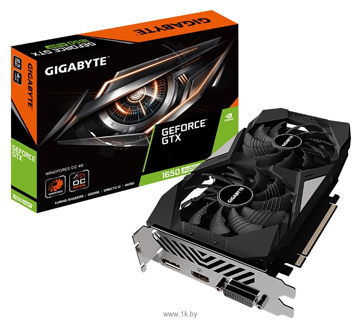 Фотографии GIGABYTE GeForce GTX 1650 SUPER WINDFORCE OC (GDDR6 GV-N165SWF2OC-4GD)