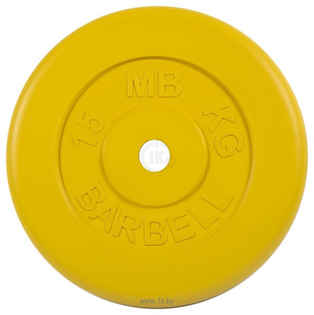 Фотографии MB Barbell Стандарт 26 мм (1x15 кг, желтый)