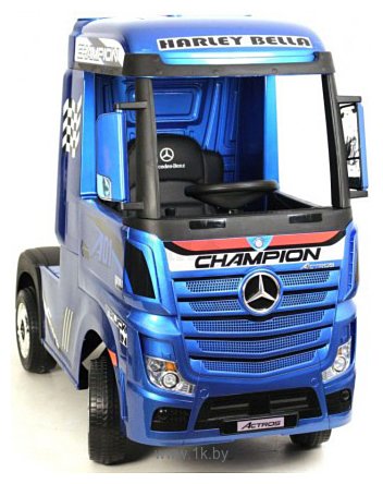 Фотографии RiverToys Mercedes-Benz Actros 4WD HL358 (синий глянец)